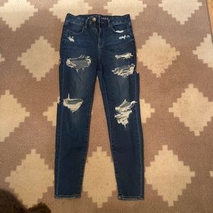 American eagle ripped jeans